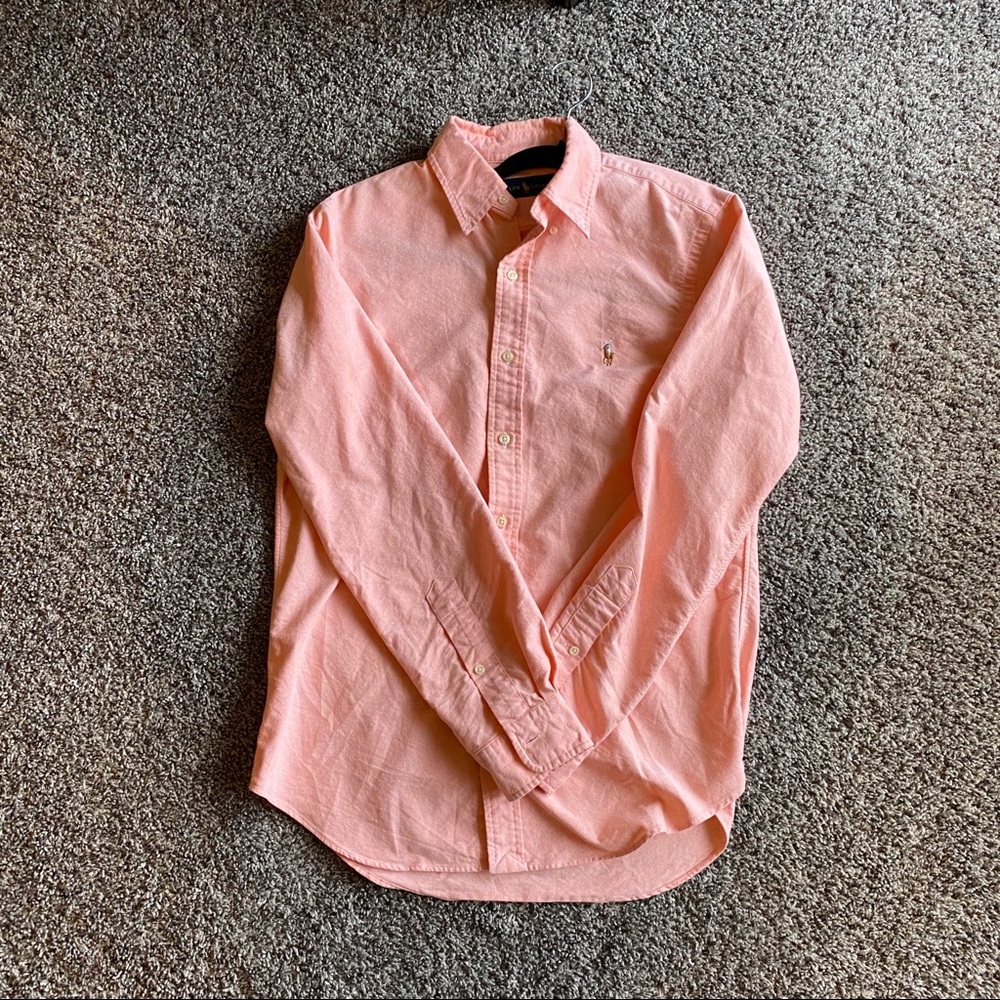 Salmon Ralph Lauren shirt